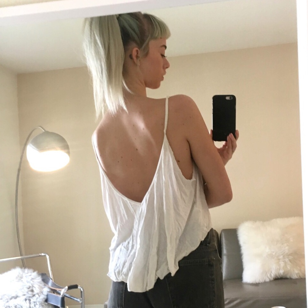 White stretchy cut ecoté urban outfitters SOLD!!!